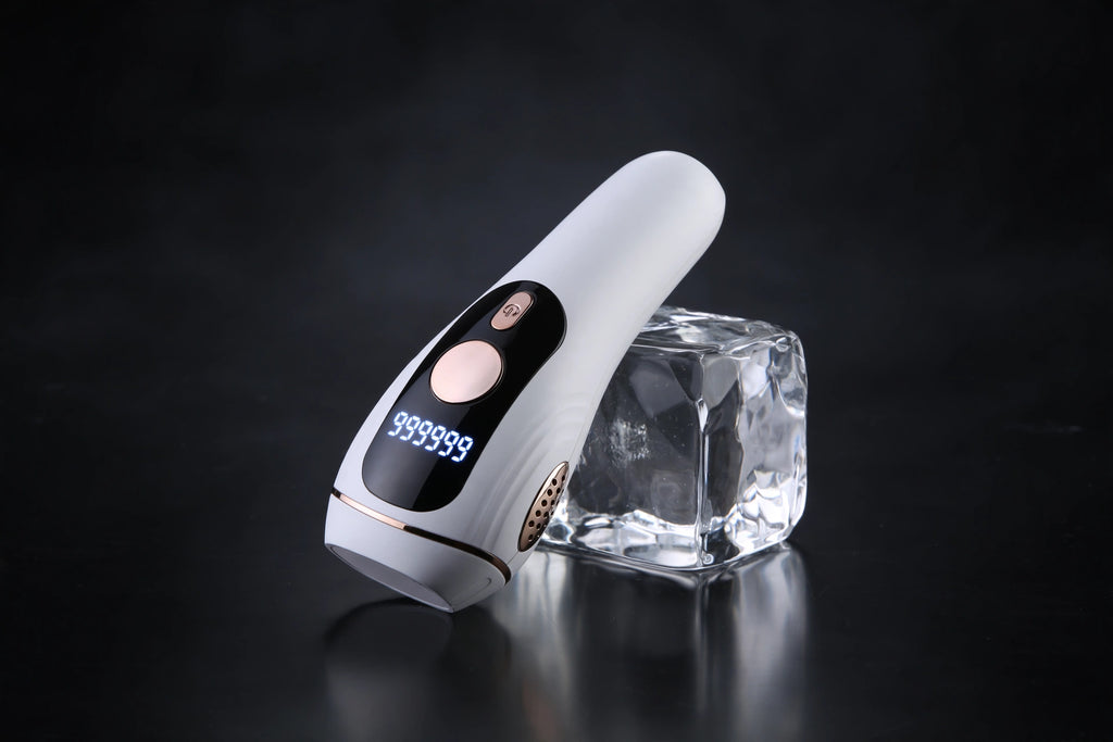 Painless IPL Hair Removal Device with Ice Cooling