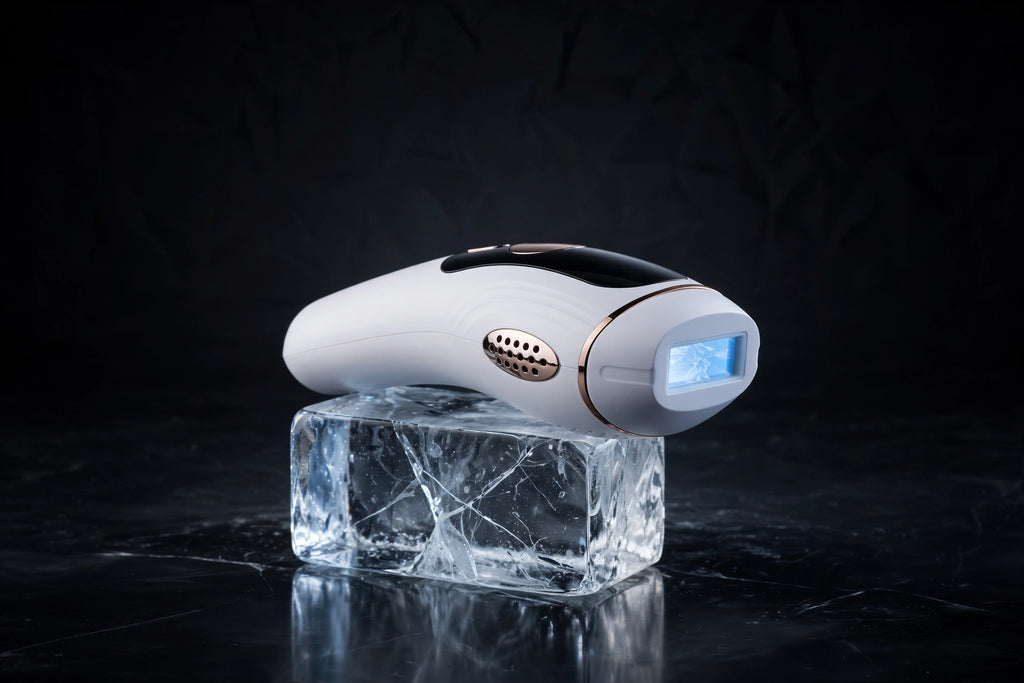 Painless IPL Hair Removal Device with Ice Cooling