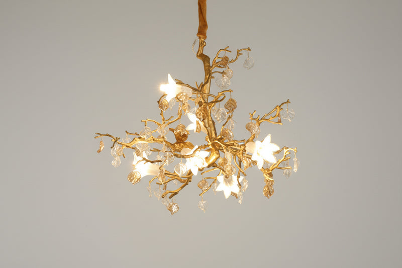 Copper_crystal_chandelier